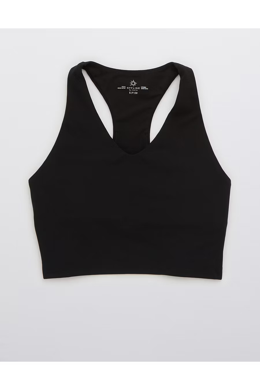 OFFLINE By Aerie Real Me Racerback Longline Sports Bra | Aerie
