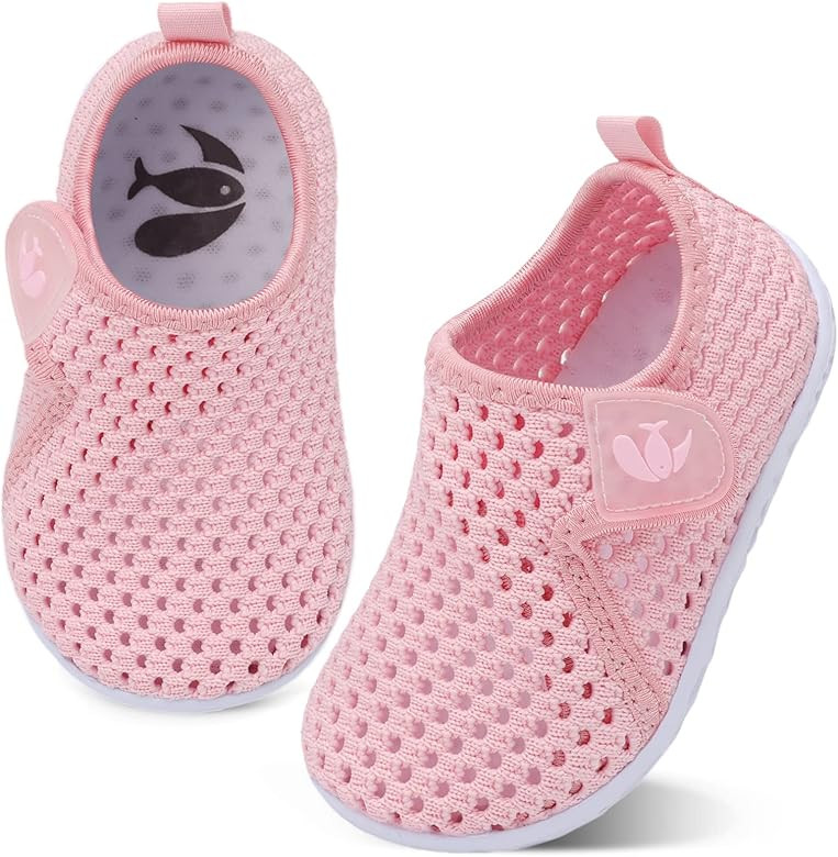 FEETCITY Boys Girls Water Shoes Kids Aqua Socks Quick Dry Barefoot for Beach Swimming Pool | Amazon (US)