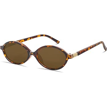 BOTEN Retro Oval Sunglasses for Women Men Small 90s Sun Glasses Trendy Round Shades Cute Designer... | Amazon (US)