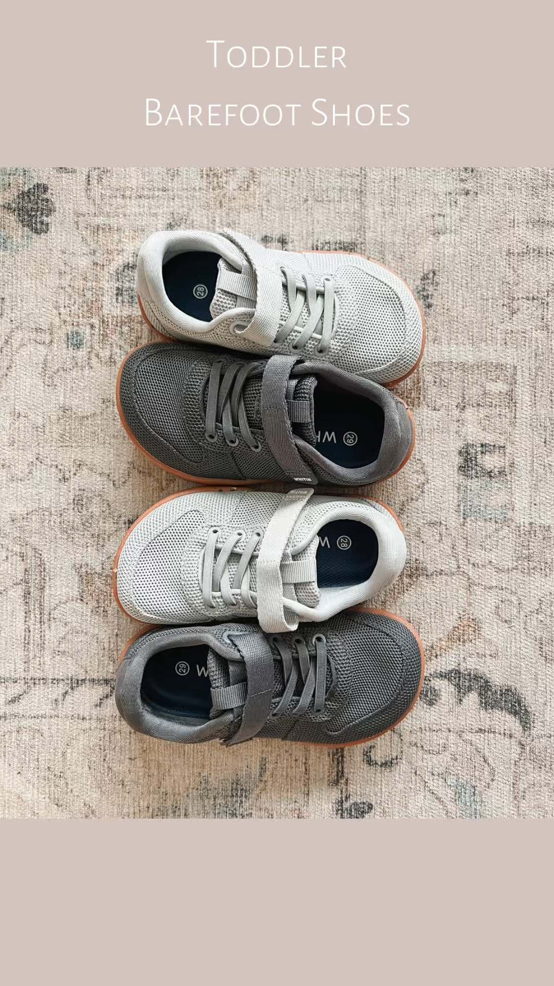 I found the cutest barefoot shoes on Amazon and they’re way more affordable than the name brands I’ve seen! They are lightweight, zero drop, flexible and SO WIDE: perfect for my boys’ wide feet and preserving proper toe spacing for development. My husband has the adult ones and loves them, and I’m ordering myself a pair too! 

The strap version feels a little bigger/wider than the laced ones of the same size  I recommend measuring your child’s foot and consulting the size guide before ordering. 

#LTKFindsUnder50 #LTKKids #LTKFamily