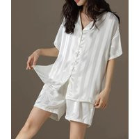 Summer Women's Pajama Set, Casual Lounge Wear Two Piece Set, Comfortable Homewear, White Pajama, Gift For Her, 4 Colors Available | Etsy (US)