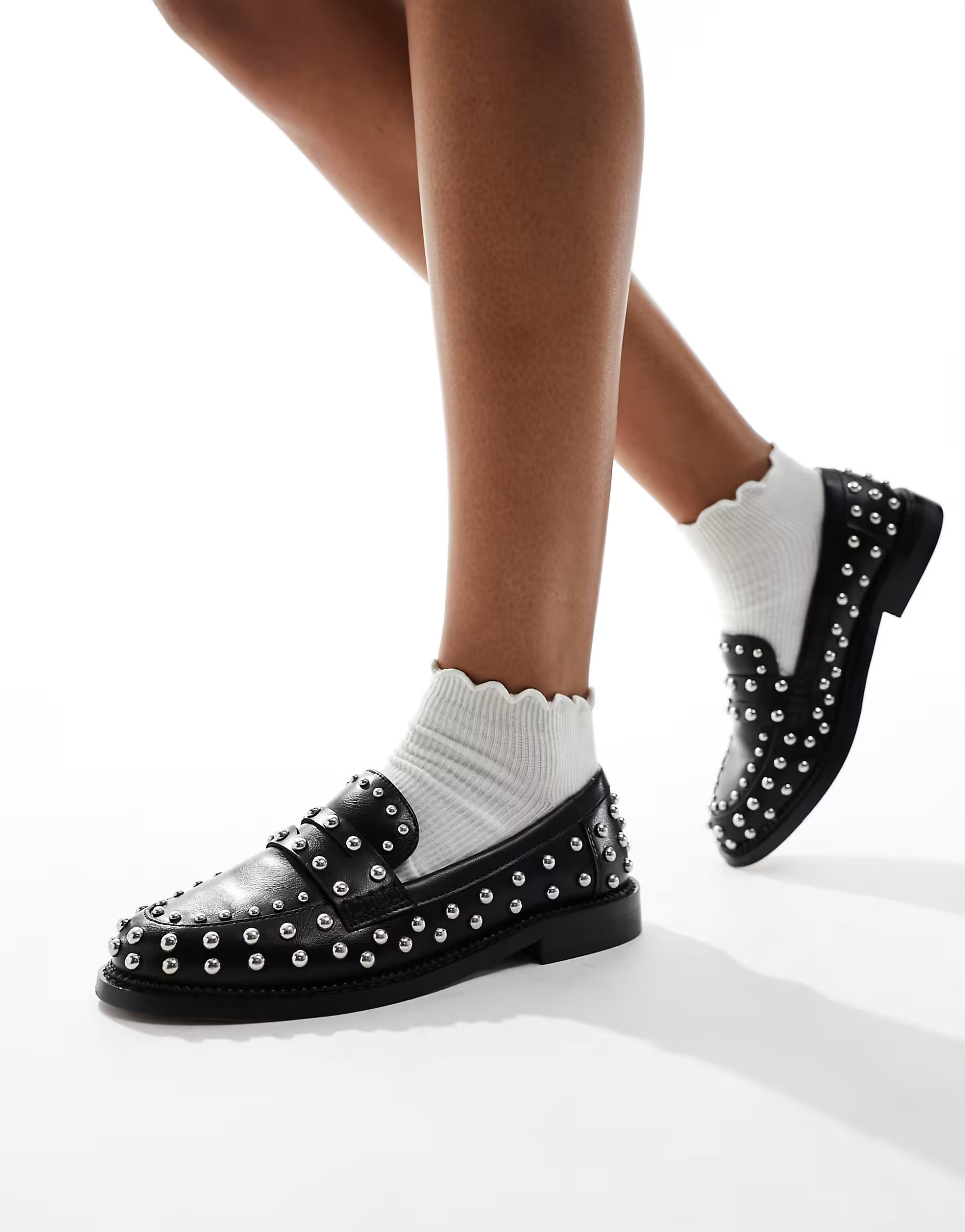 River Island studded loafer in black | ASOS | ASOS (Global)