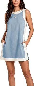 Women's Summer 2 Piece Outfits Sleeveless Spilt Hem Pullover Top Sets Lounge Set Tracksuit with P... | Amazon (US)