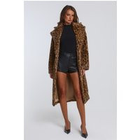 On The Wild Side Faux Fur Coat Leopard | Hello Molly (US)