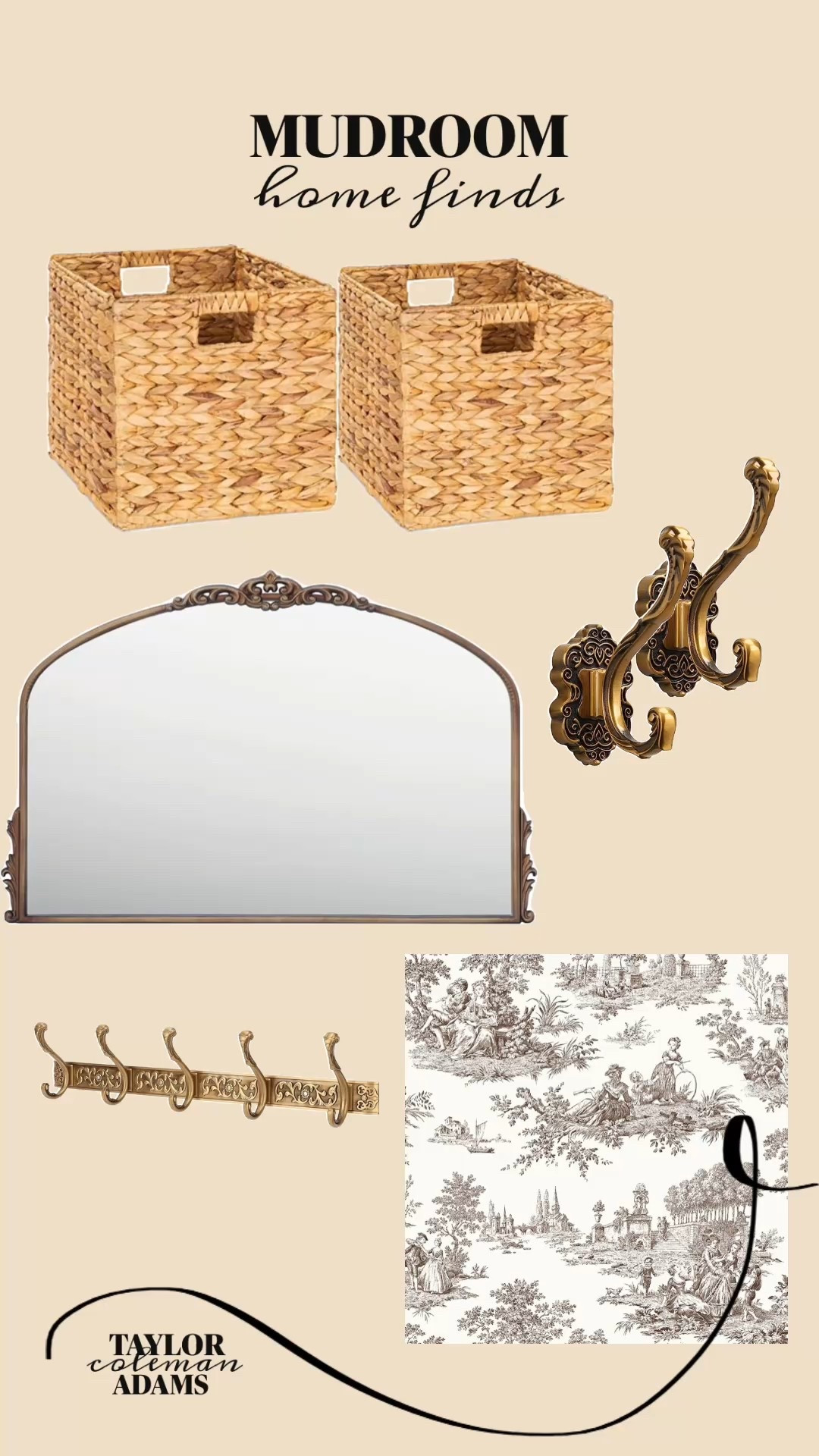 Mudroom Decor | Entryway Decor | Home Decor | Mirror | Baskets | Hooks

#LTKFindsUnder50 #LTKHome #LTKSaleAlert