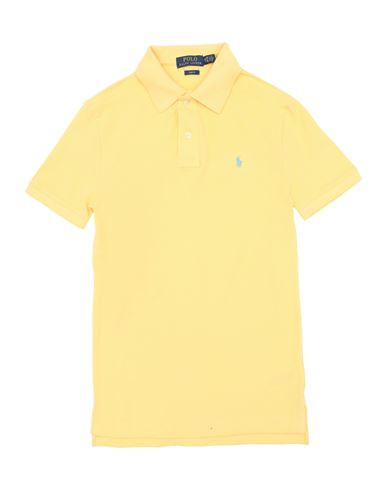 Polo Ralph Lauren Kid Boy Polo shirt Yellow Size 14 Cotton | YOOX (US)