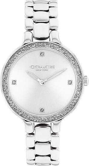 COACH Chelsea Women's Watch, Shining Stainless Steel, A Classic Wristwatch for Everyday and Speci... | Amazon (US)