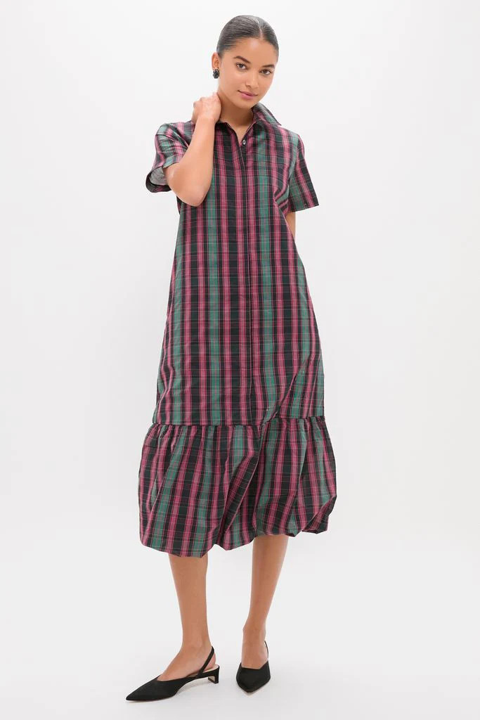 Tartan Martine Maxi Bubble Dress | Tuckernuck (US)