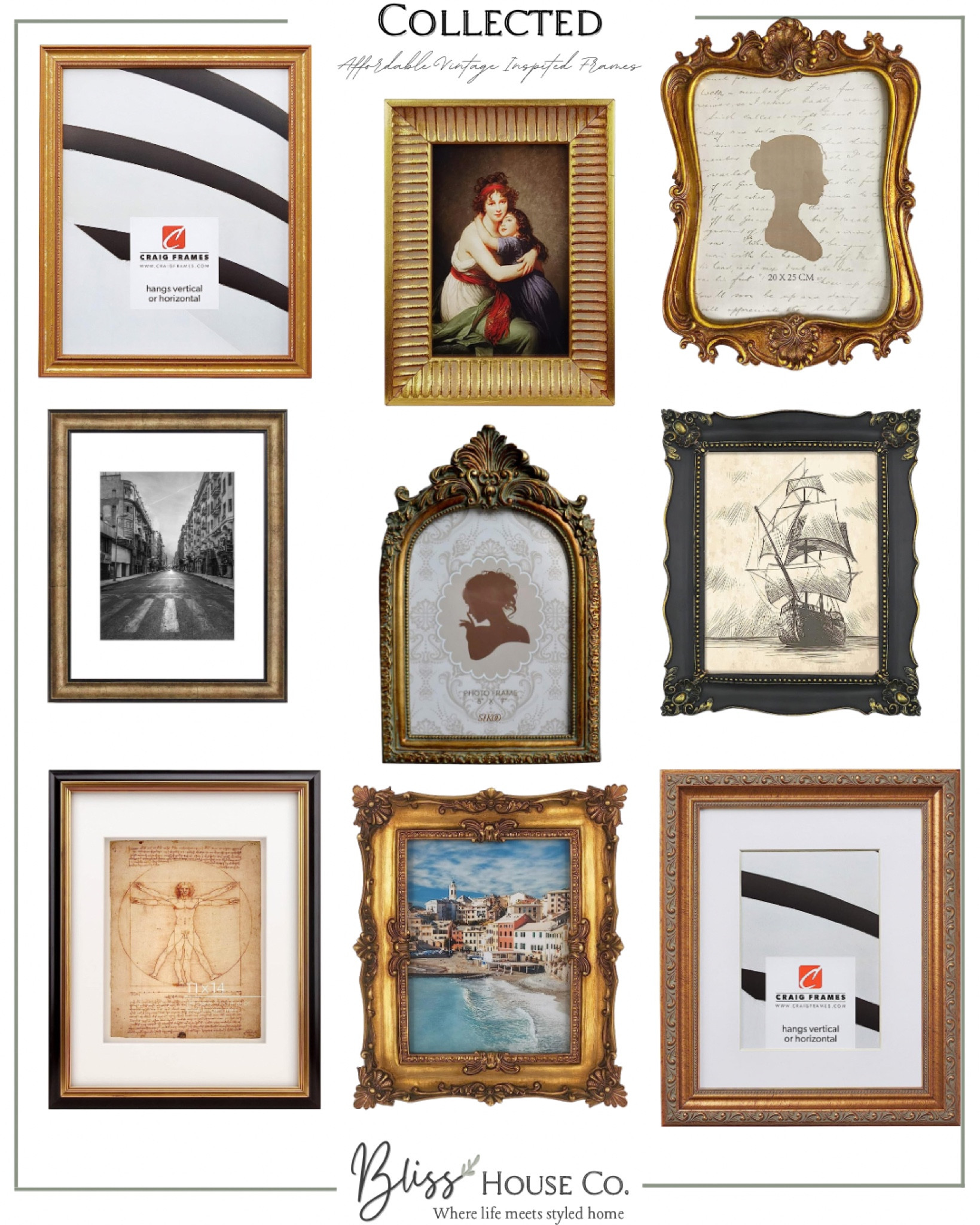 Vintage inspired frames 

#LTKSpringSale #LTKfindsunder50 #LTKfindsunder100