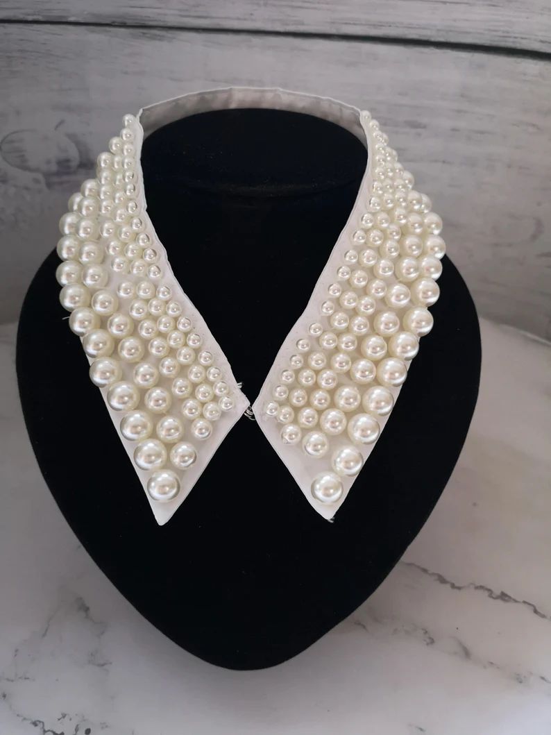 Pearl Collar, Pearl Necklace, Sorority Girl, - Etsy | Etsy (US)