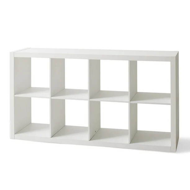 Better Homes & Gardens 8-Cube Storage Organizer, Textured White - Walmart.com | Walmart (US)