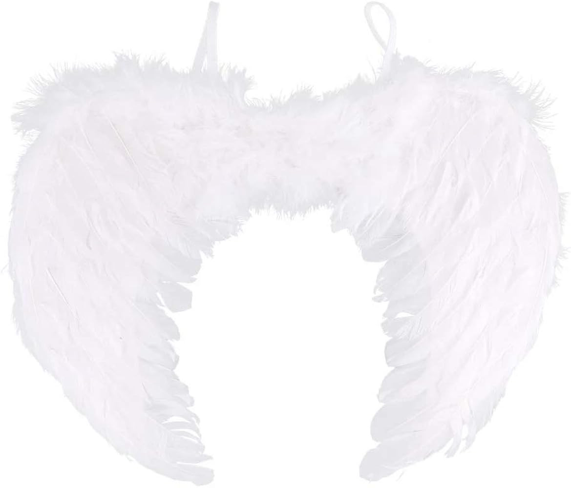 Feather Angel Wings Christmas Halloween Fancy Dress Costume Hen Night Party | Amazon (US)