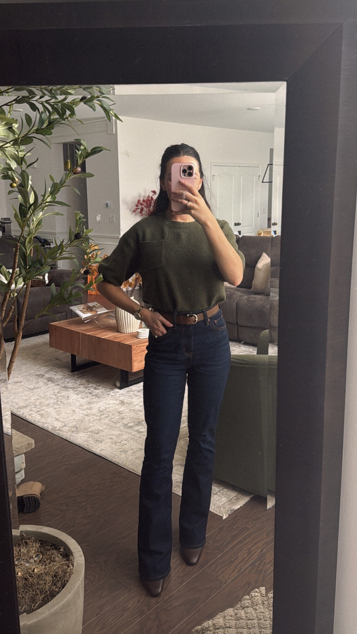 XS sweater
25 regular jeans (too long to wear without heels)
Shoes TTS

#LTKFindsUnder50 #LTKFindsUnder100 #LTKWorkwear