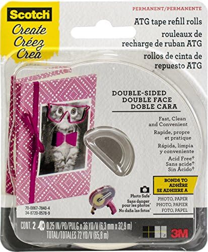 Scotch Brand 085-RAF Scotch Advanced Tape Glider Refill, 1/4 inch x 36 Yards, 1/4-Inch by 36-Yard... | Amazon (US)