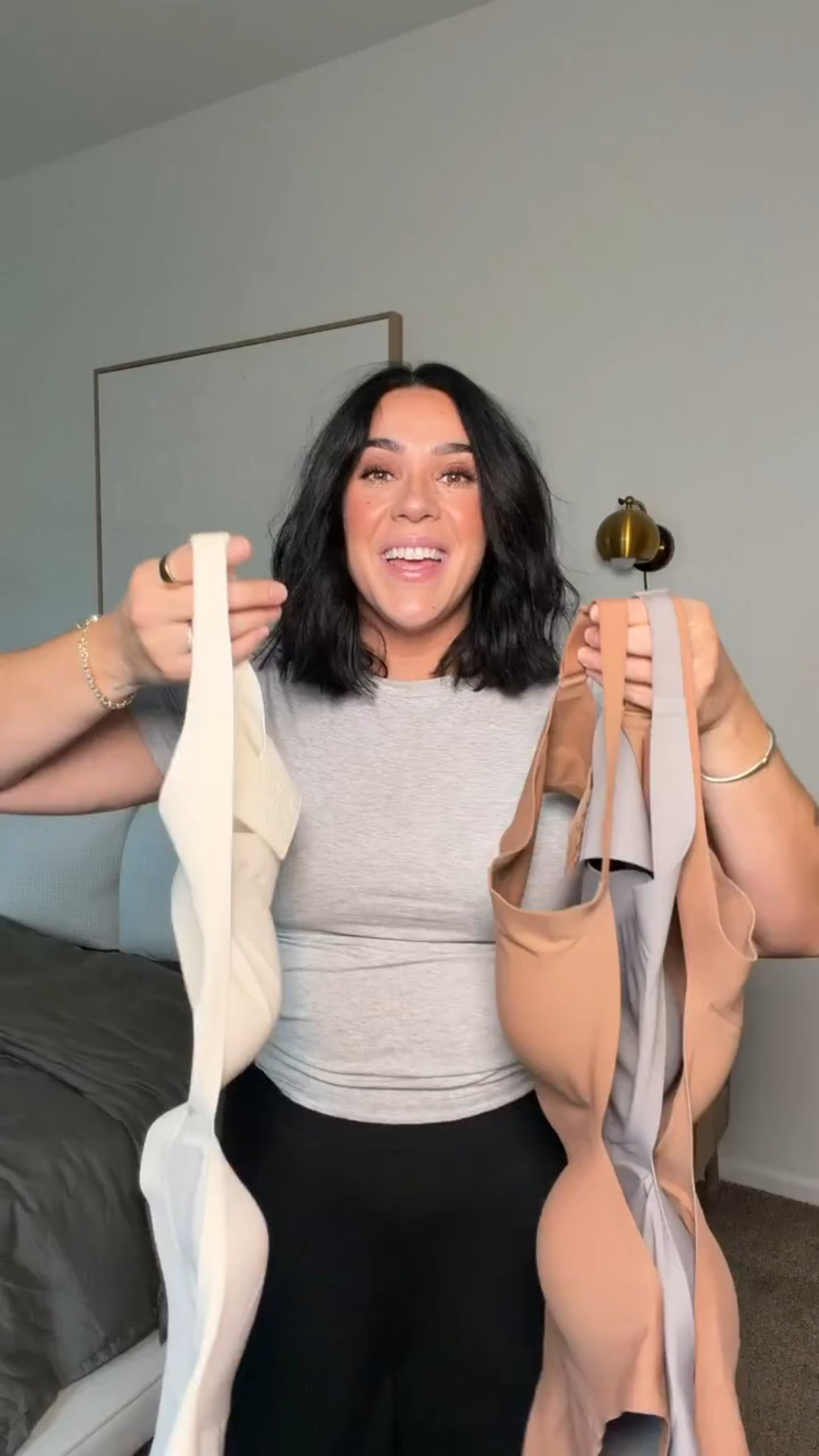 The absolute best affordable, wireless & smoothing bras for under $20 right now! I love these so much they've quickly became by everyday bra. 

I do a L!

#LTKMidsize #LTKSeasonal #LTKFindsUnder50