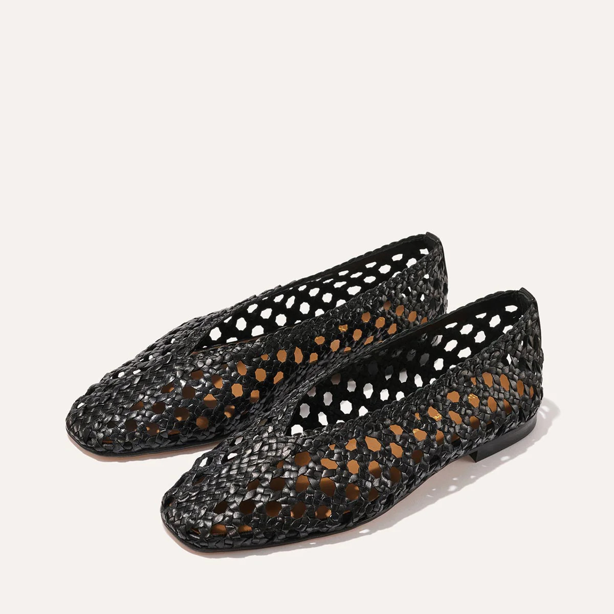 The Woven Paz - Black Leather | Margaux