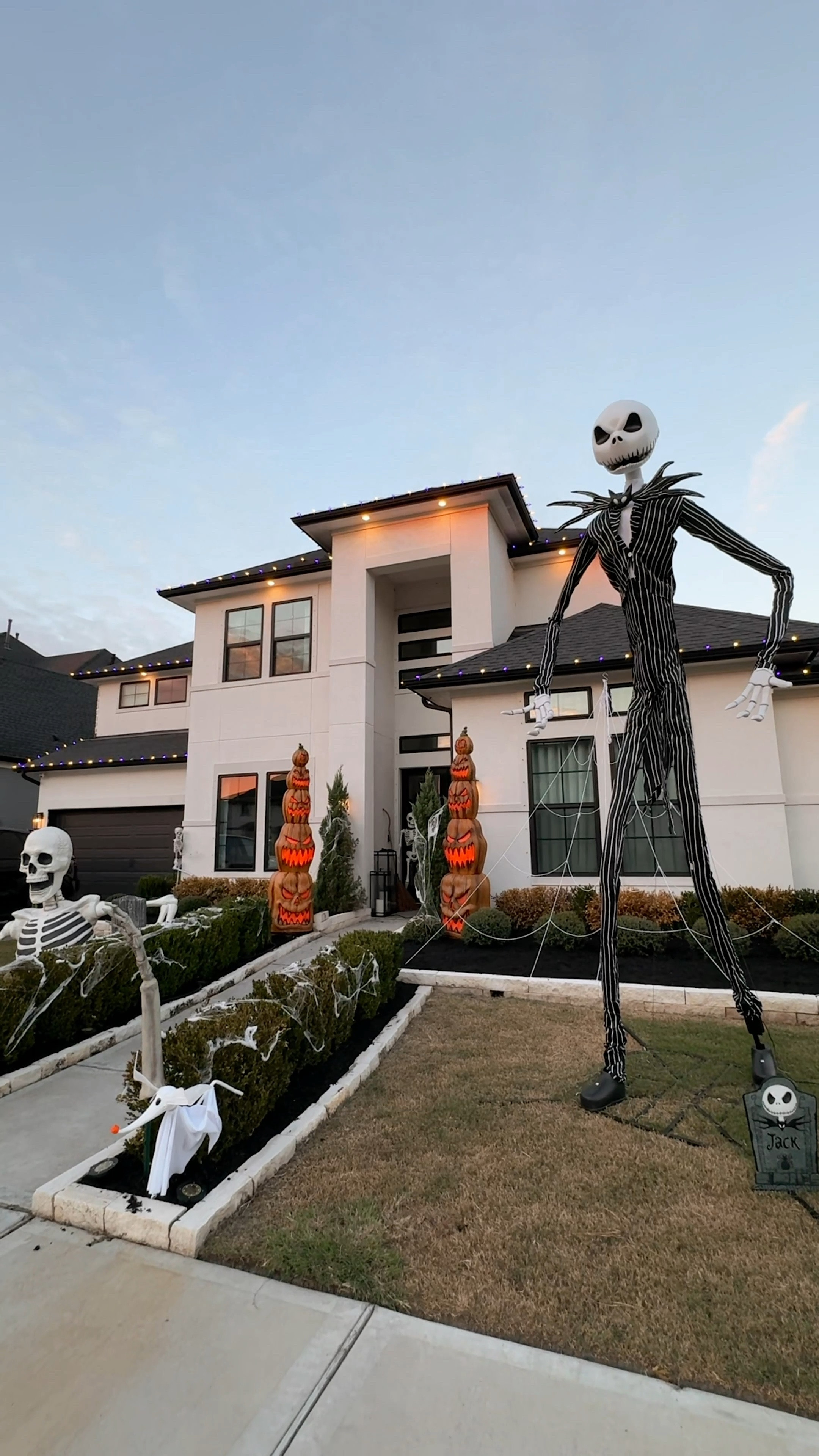 Our Halloween yard decor this year! We did a nightmare before Christmas theme! Shop decor from @homedepot, @target, and @amazon 

#LTKHalloween