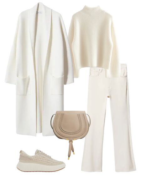 Casual winter white (under $200 with the exception of the bag) 💫


Winter white outfit, white cardigan, white long cardigan, white sweater, white jeans, winter white outfits, winter white coat, Chloe marcie, Chloe sneaker dupes, Chloe sneakers

#LTKunder100 #LTKSeasonal #LTKFind