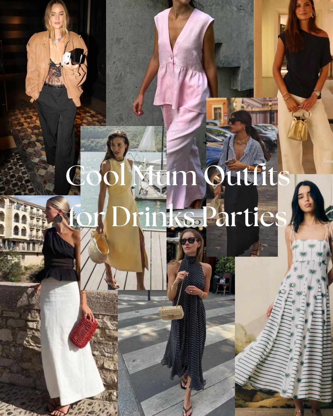 Cool mum outfits for drinks parties to cover all options from a dress to a trouser combo.

#LTKpartywear #LTKsummer #LTKstyletip