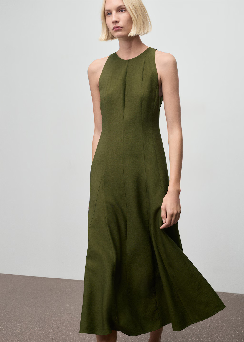 A-line dress with godets | Mango (US/MX/AU)