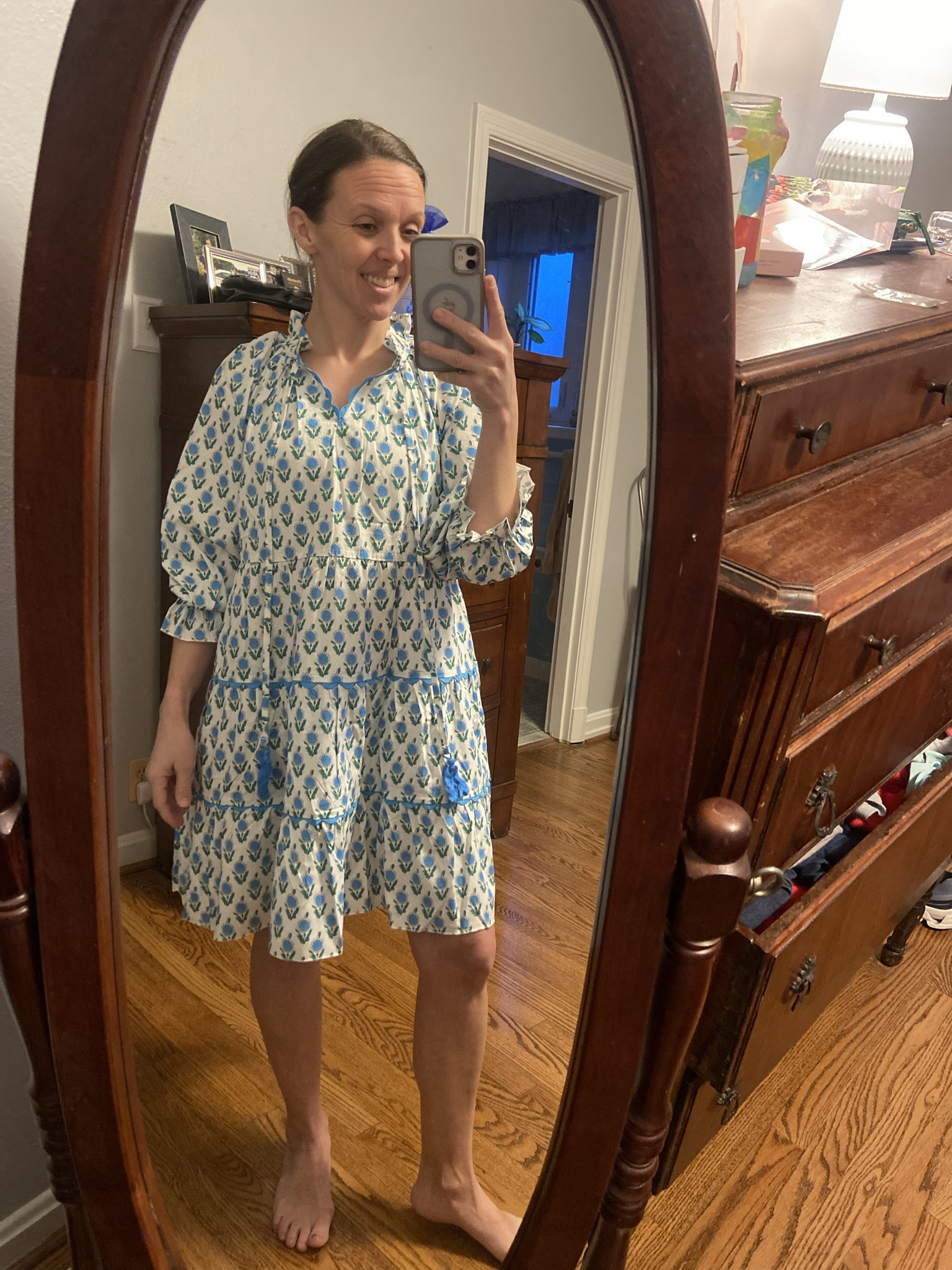 This dress is flowy and comfortable.   The style reminds me of a pricier designer.  Runs big so you could definitely size down. 


#designerdupe #lookalike #amazon #resortwear #springoutfit #vacationoutfit #bohodress #babydolldress #springdress 


#LTKSeasonal #LTKOver40 #LTKU