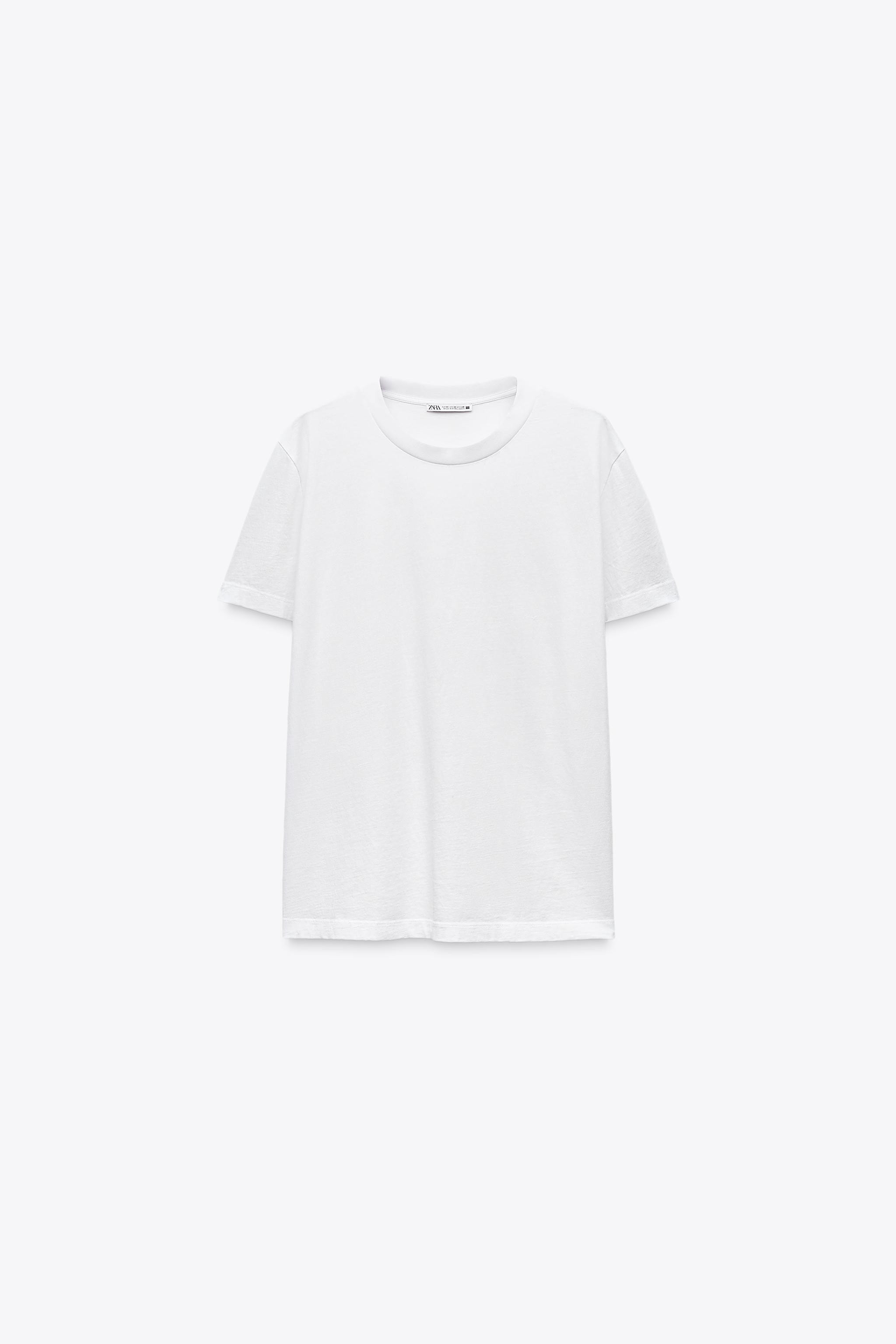 ENZYME FINISH COTTON T-SHIRT | Zara US