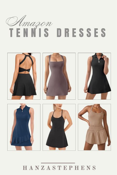 Neutral tennis dresses for the fall season 
Cute tennis dresses for Pickleball match 

#LTKfitness