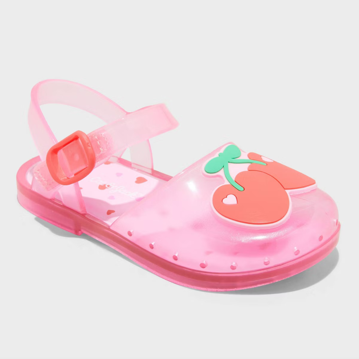 Toddler Lainey Cherry Jelly Sandals - Cat & Jack™ Pink 11T | Target