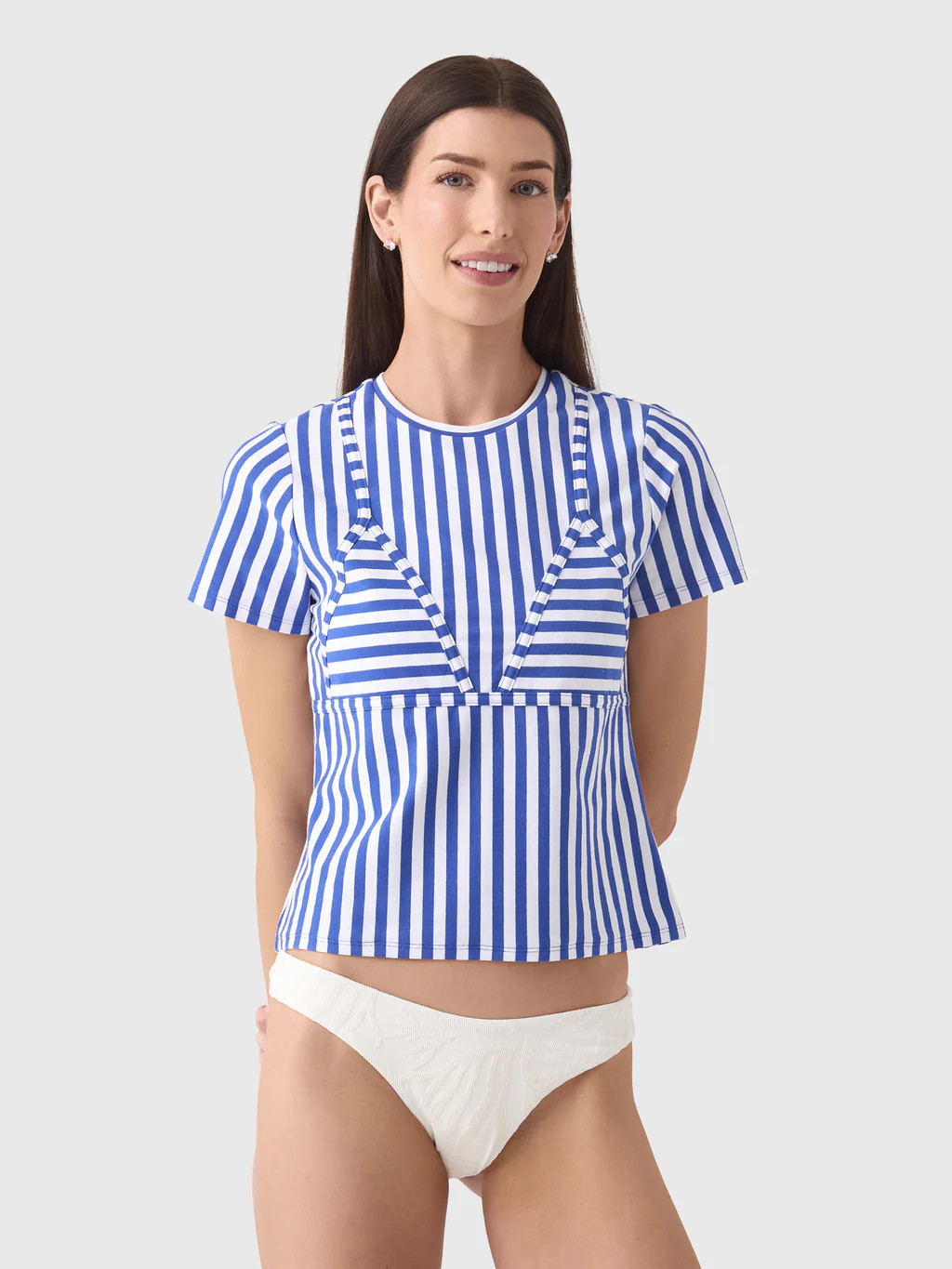 Simon Miller Women's Kini Striped Tee | Saint Bernard