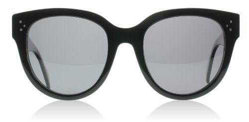 Celine 41755/S Sunglasses-0807 Black (3H Smoke Polarized Lens)-55mm | Amazon (US)
