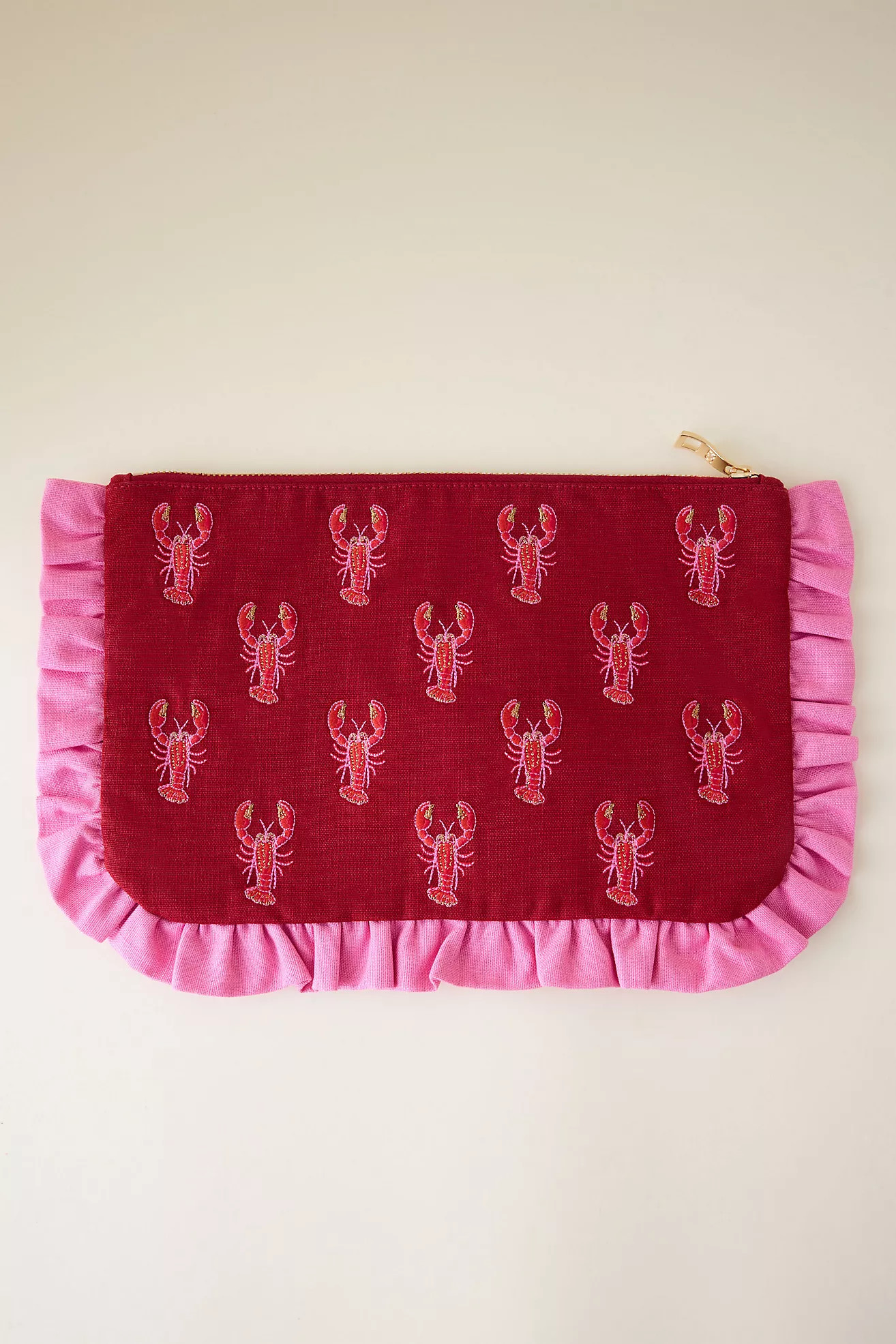 Elizabeth Scarlett x Anthropologie Lobster Frill Pouch | Anthropologie (UK)