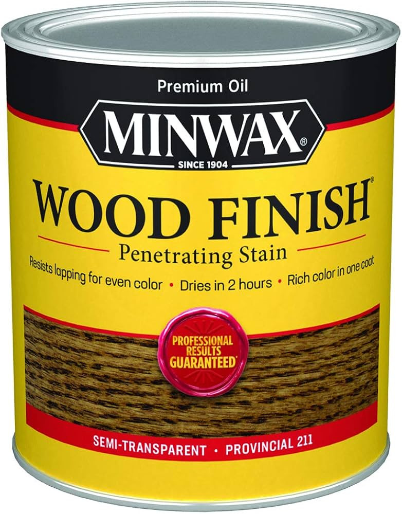 qt Minwax 70002 Provincial Wood Finish Oil-Based Wood Stain | Amazon (US)