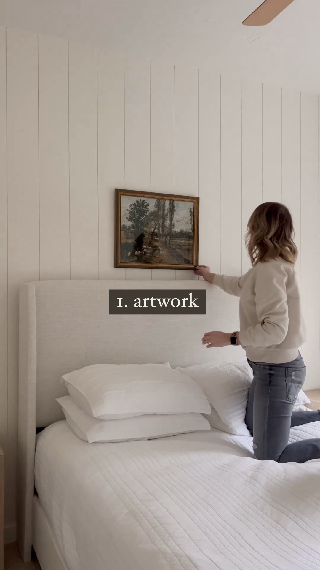 5 things to add to your bedroom for spring!  Artwork, floral pillows, flowers or stems, candle & light bedding!

Bedroom decor, bedding, home decor, Amazon decor, neutral home decor 

#LTKunder100 #LTKhome #LTKsalealert