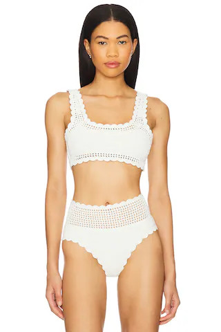 Andy Bikini Top in White | Revolve Clothing (Global)