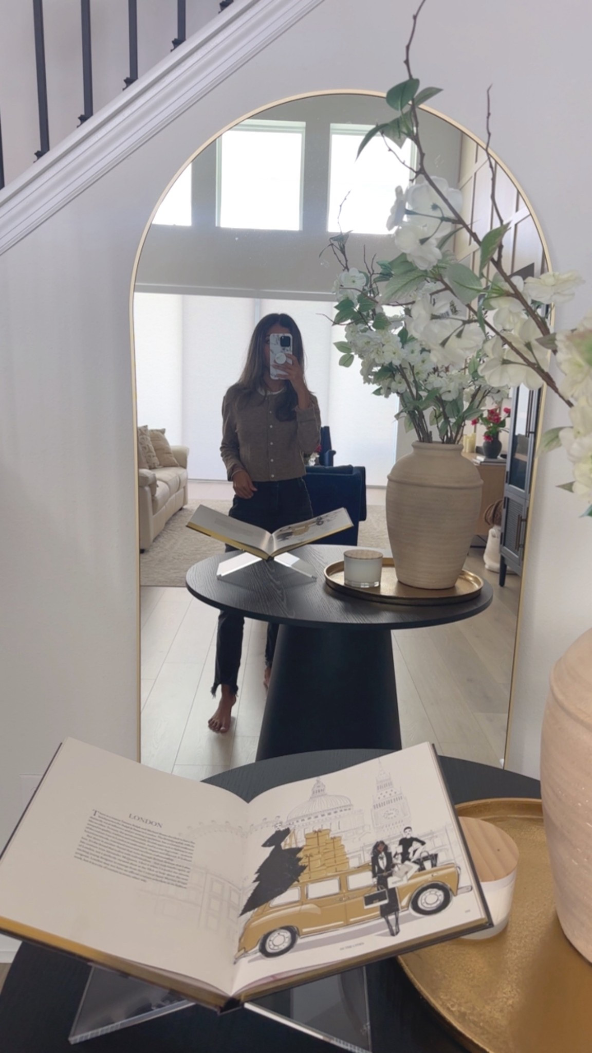 Casual brunch look 
Top: xxs
Bottom: 23

#LTKWorkwear #LTKPetite #LTKootd