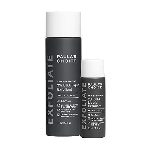 Paula's Choice SKIN PERFECTING 2% BHA Liquid Salicylic Acid Exfoliant-Facial Exfoliant for Enlarged Pores, Wrinkles & Fine Lines, Suitable for Blackhead-Prone Skin, Fragrance-Free | Amazon (US)