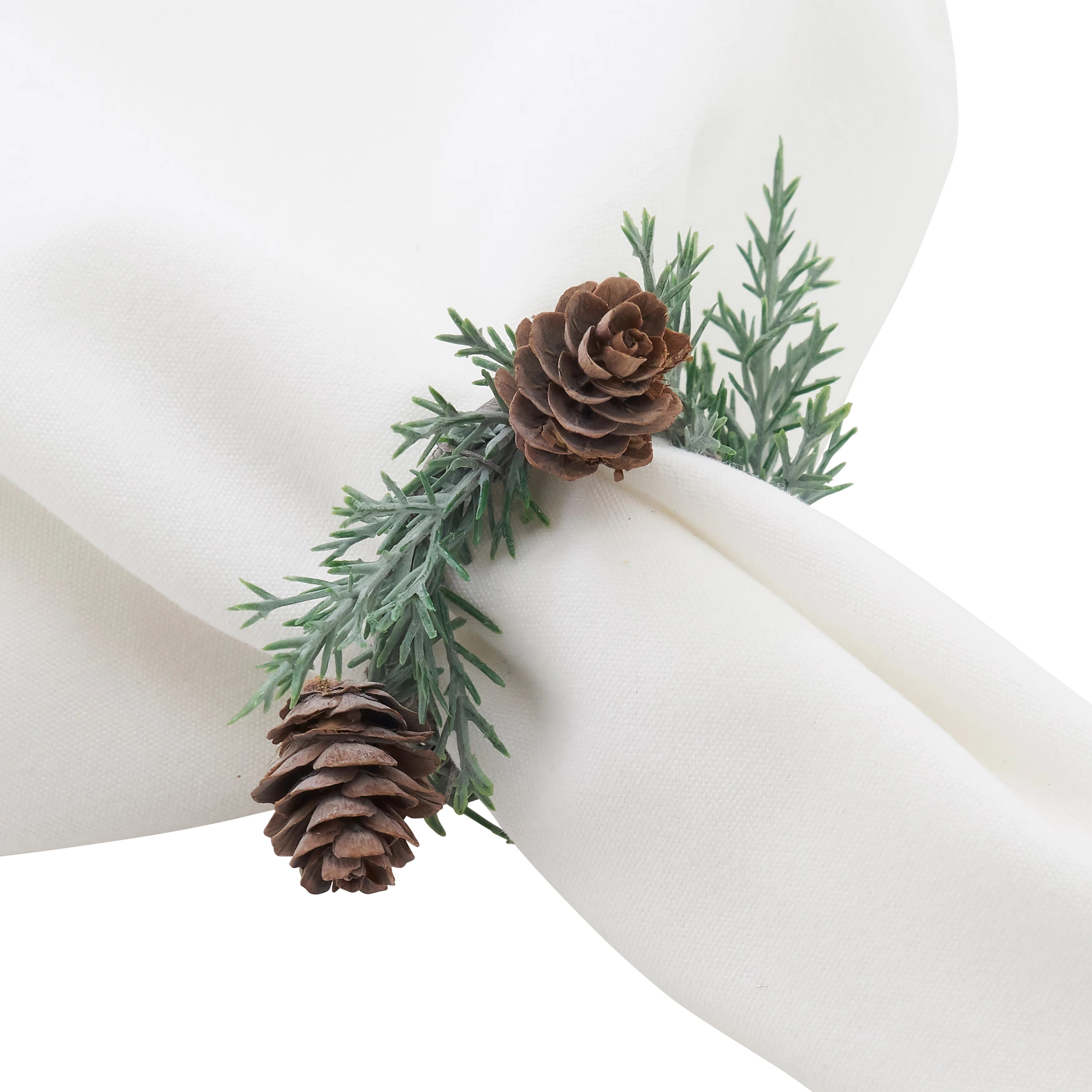 The Holiday Aisle® Pine Cone Design Table Napkin Ring & Reviews | Wayfair | Wayfair North America