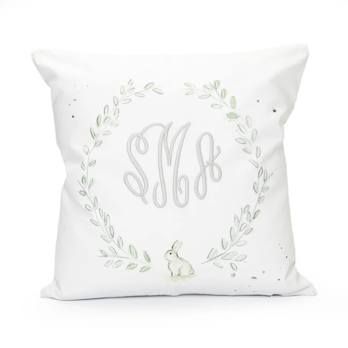Laurel Wreath with Bunny Pillow | Over The Moon Gift