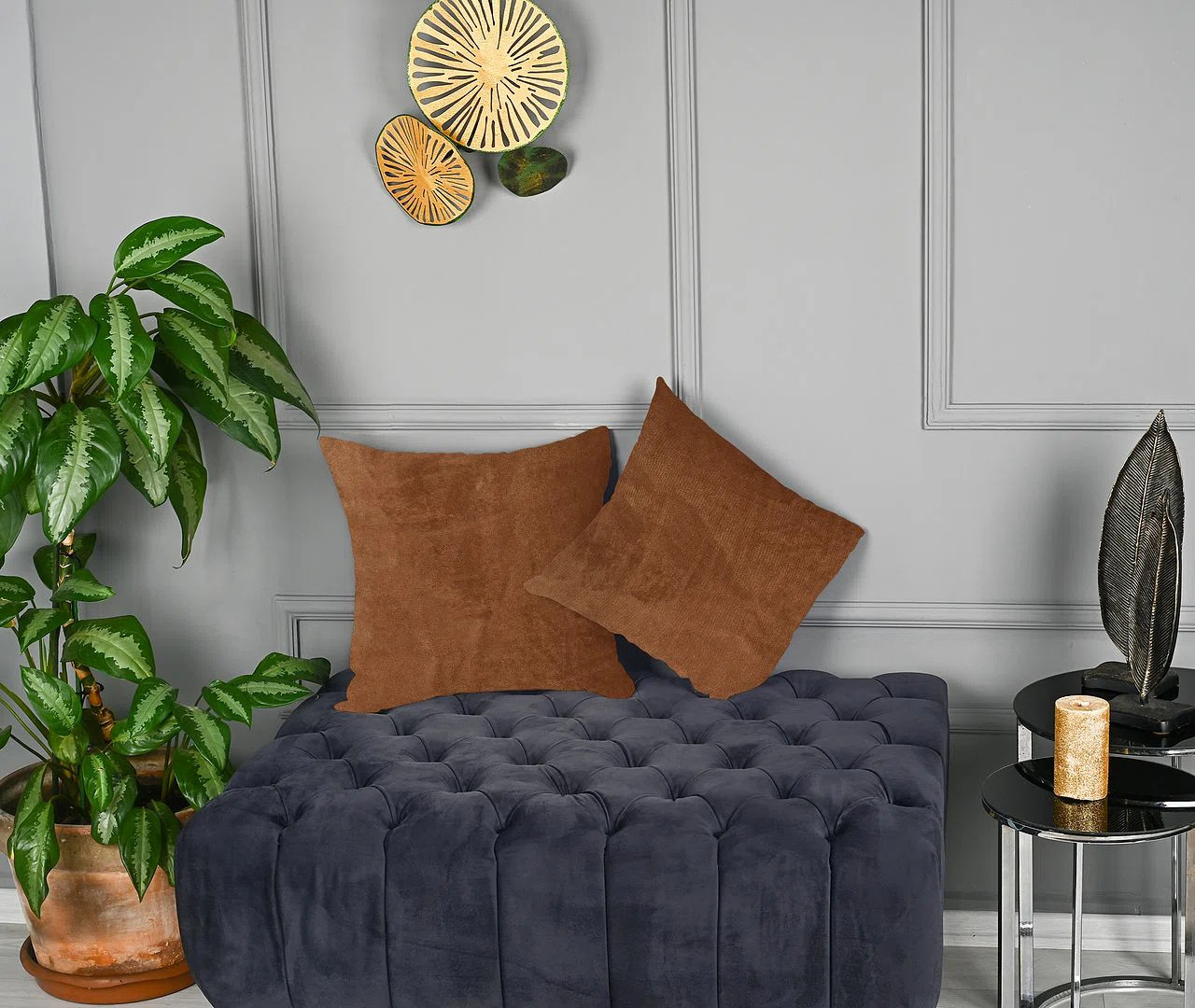 Velvet Throw Square Pillow Cover (Set of 2) | Wayfair North America