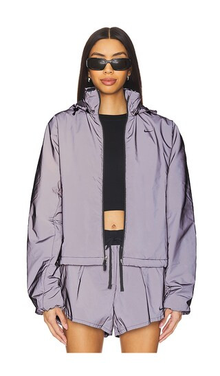 Nike Running Division Therma-fit Reflective Jacket in Grey. - size L | Revolve Clothing (Global)