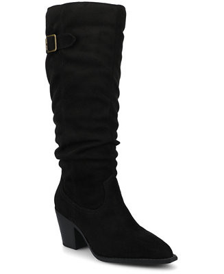 Journee CollectionWomen's Kaleah Pointed Toe Comfort Slouchy Boots | Macy's