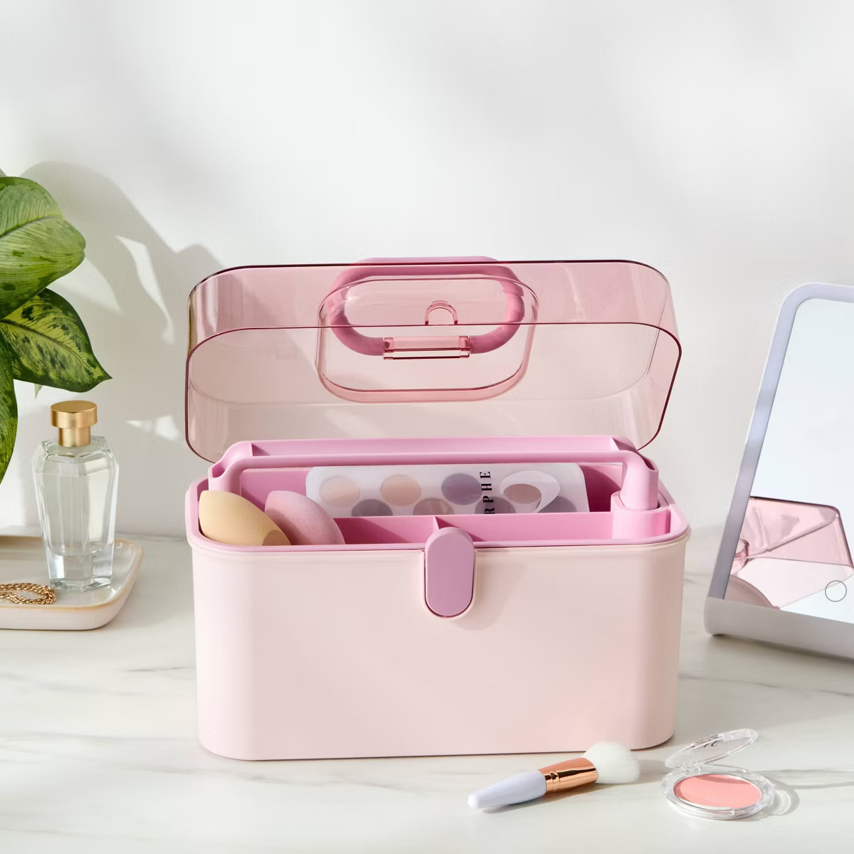 Lidded Storage Caddy Color Pink - Brightroom™ | Target