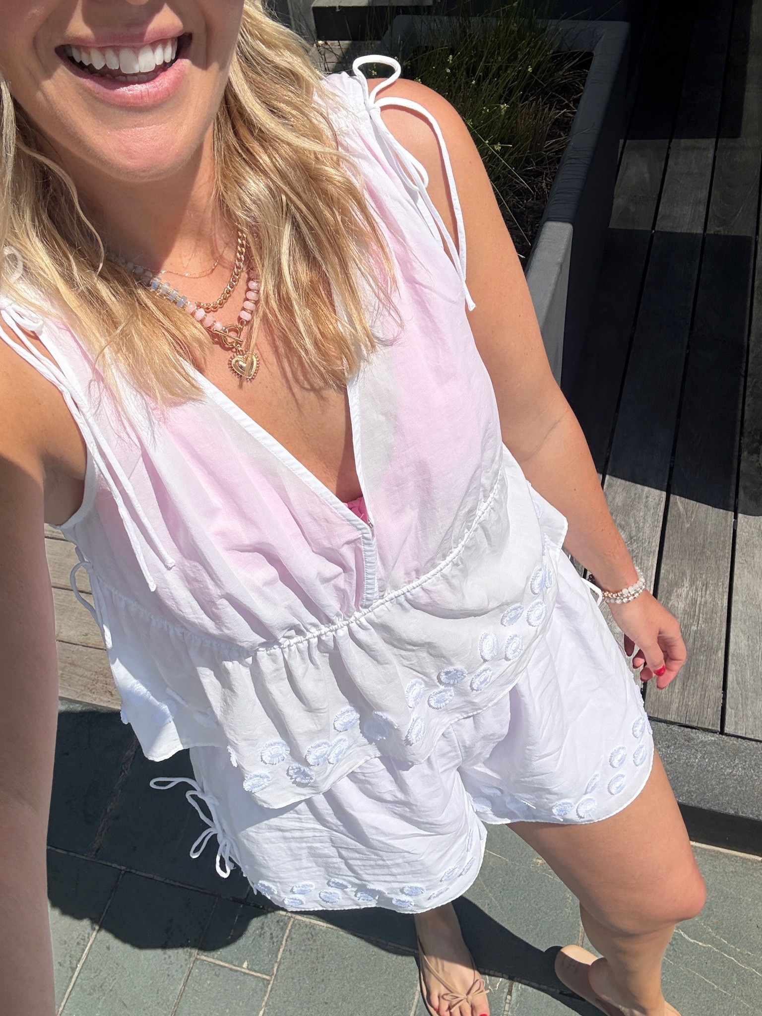 Cutie target cover up! Medium top large bottoms!

#LTKSeasonal #LTKMidsize #LTKSwim