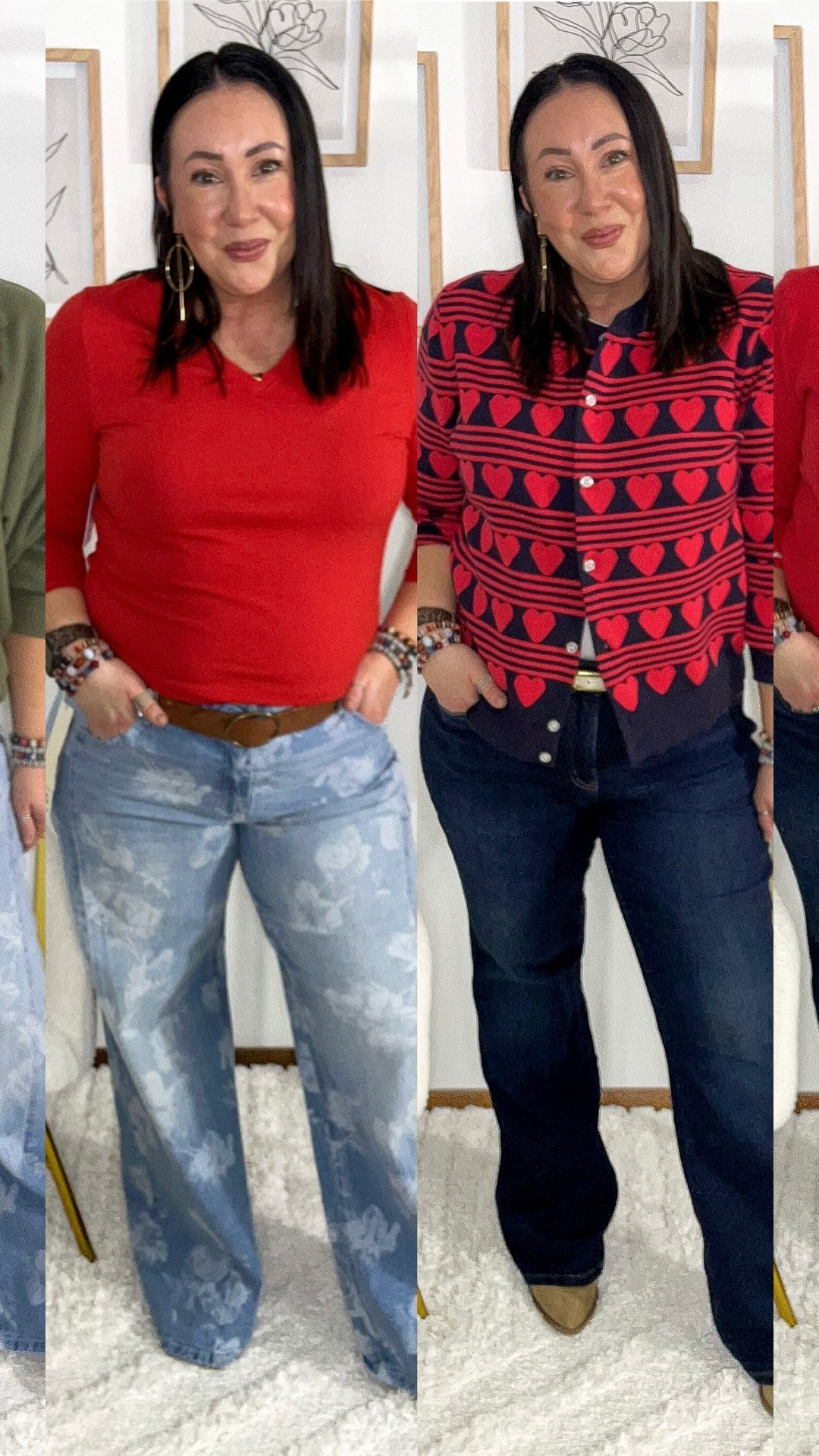 Let’s try on my Walmart order! XL henley style pullover. Size 16 jeans in both styles. XL v neck top. XL heart cardigan. Large full zip sweater. XL belts. Clogs run true ti size.  

#LTKOver40 #LTKPlusSize #LTKFindsUnder50