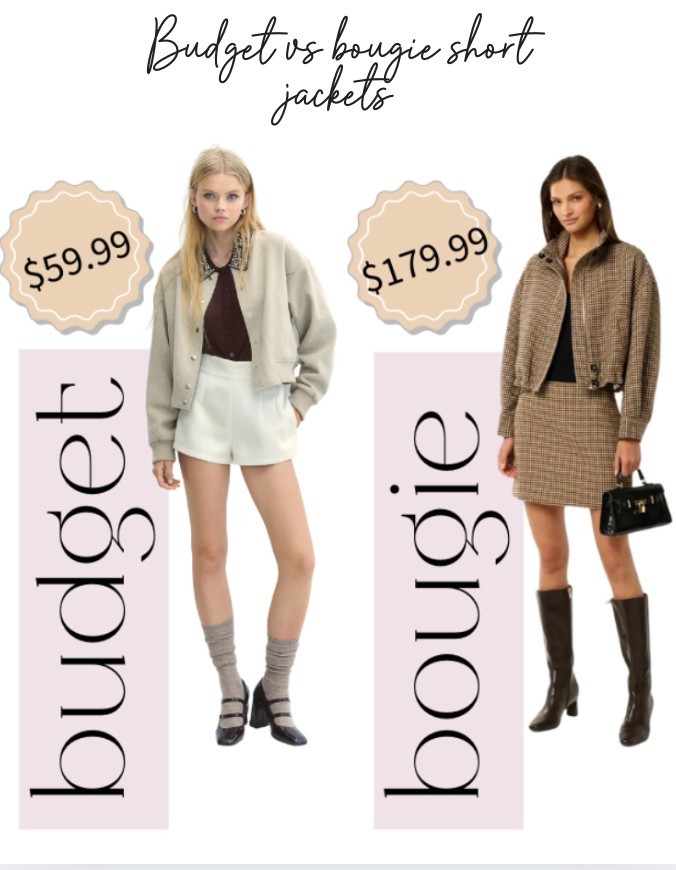 Budget vs Bougie: short jacket 

#LTKautumn #LTKstyletip #LTKaustralia