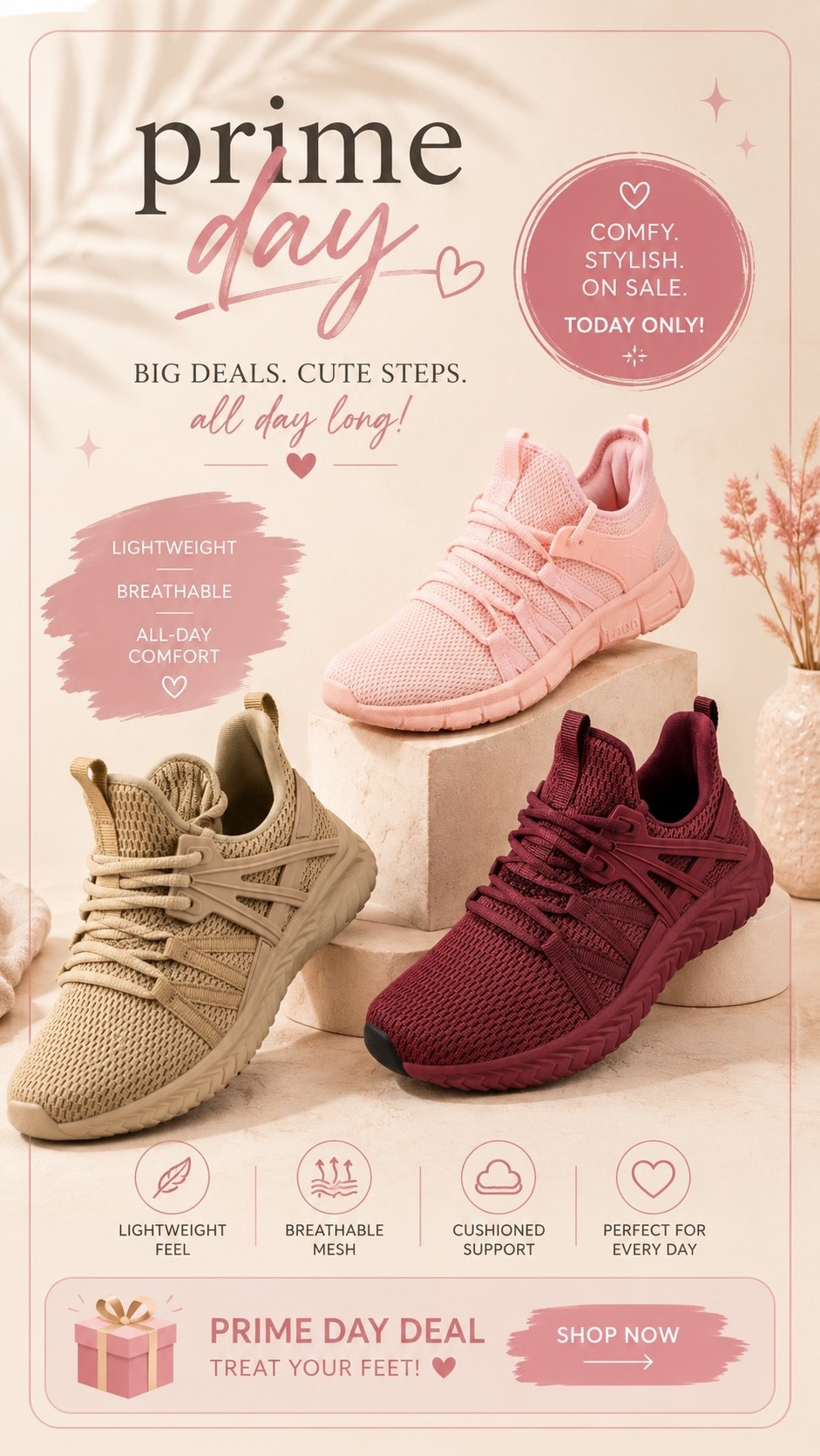 Not me adding all three colors to my cart. 😅👟

Cute, comfy, lightweight, and currently on Prime Day sale? That’s called girl math.

#PrimeDayFinds #AmazonDeals #ComfyStyle

#LTKSaleAlert #LTKActive #LTKfitnessgoals