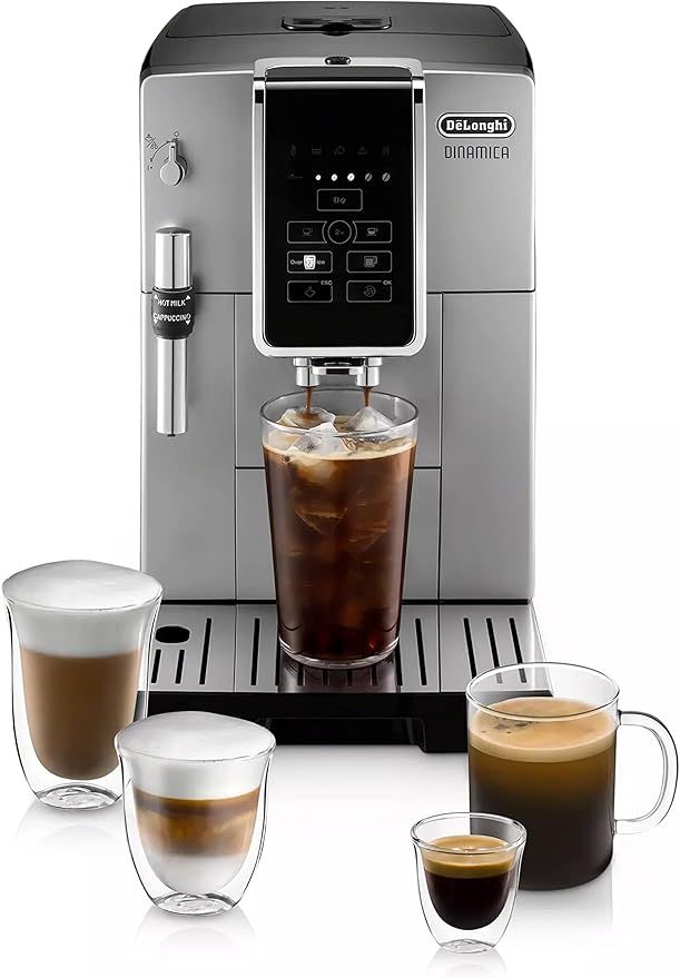 De'Longhi America Dinamica Fully Automatic Coffee and Espresso Machine with Premium Adjustable Fr... | Amazon (US)