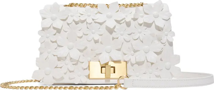 Florellaa Floral Appliqué Faux Leather Crossbody Bag | Nordstrom