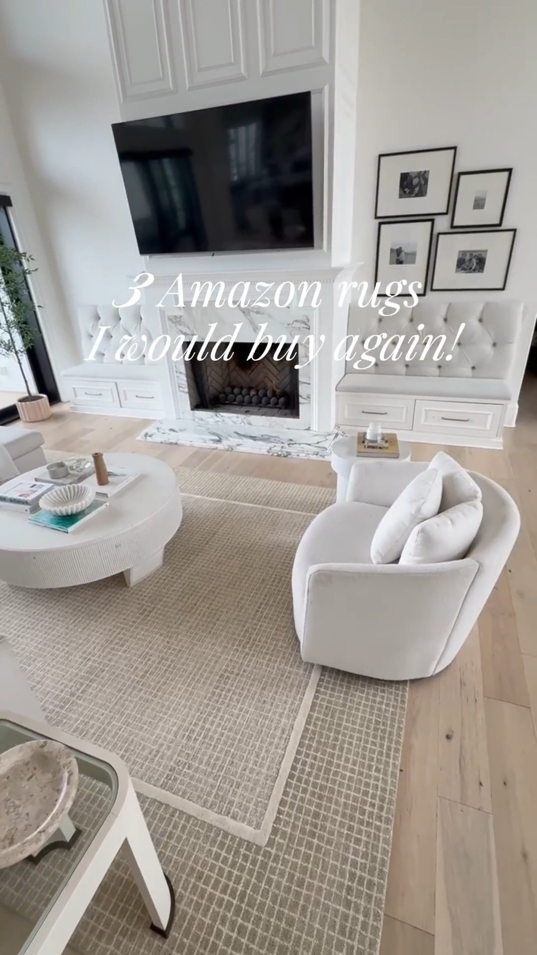 @amazonhome @amazon rugs I would buy again 

Neutral rug, living room rug, checkered rug, vintage rug 

#LTKHoliday #LTKHome #LTKSeasonal