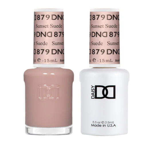 DND - Gel & Lacquer - Sunset Suede - #879 | Beyond Polish